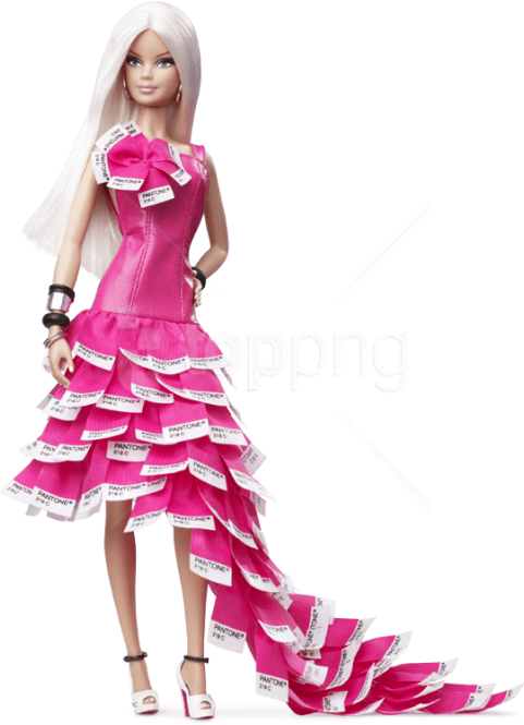 Barbie Doll Png - Barbie Pink In Pantone (480x713), Png Download