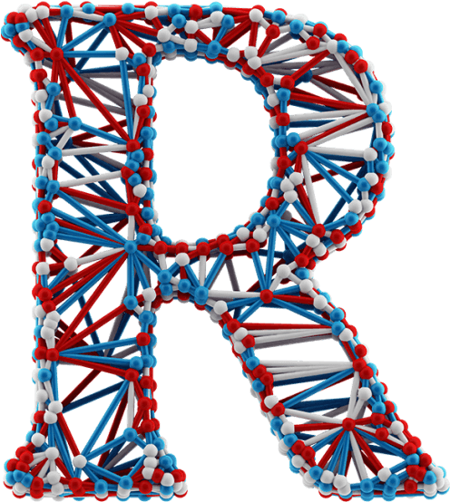 Molecule Font - Molecules Typography (595x595), Png Download