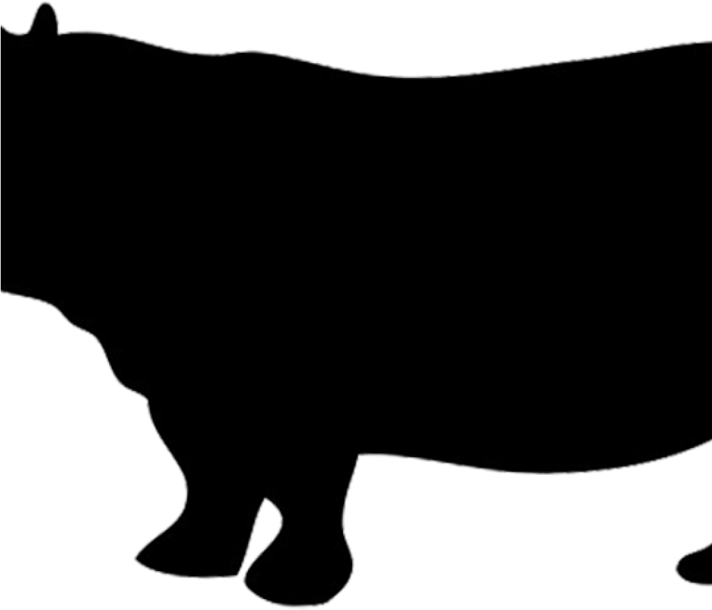 Animal Silhouettes Clipart Animal Silhouette Silhouette - White Silhouette Png Animal (1024x1024), Png Download