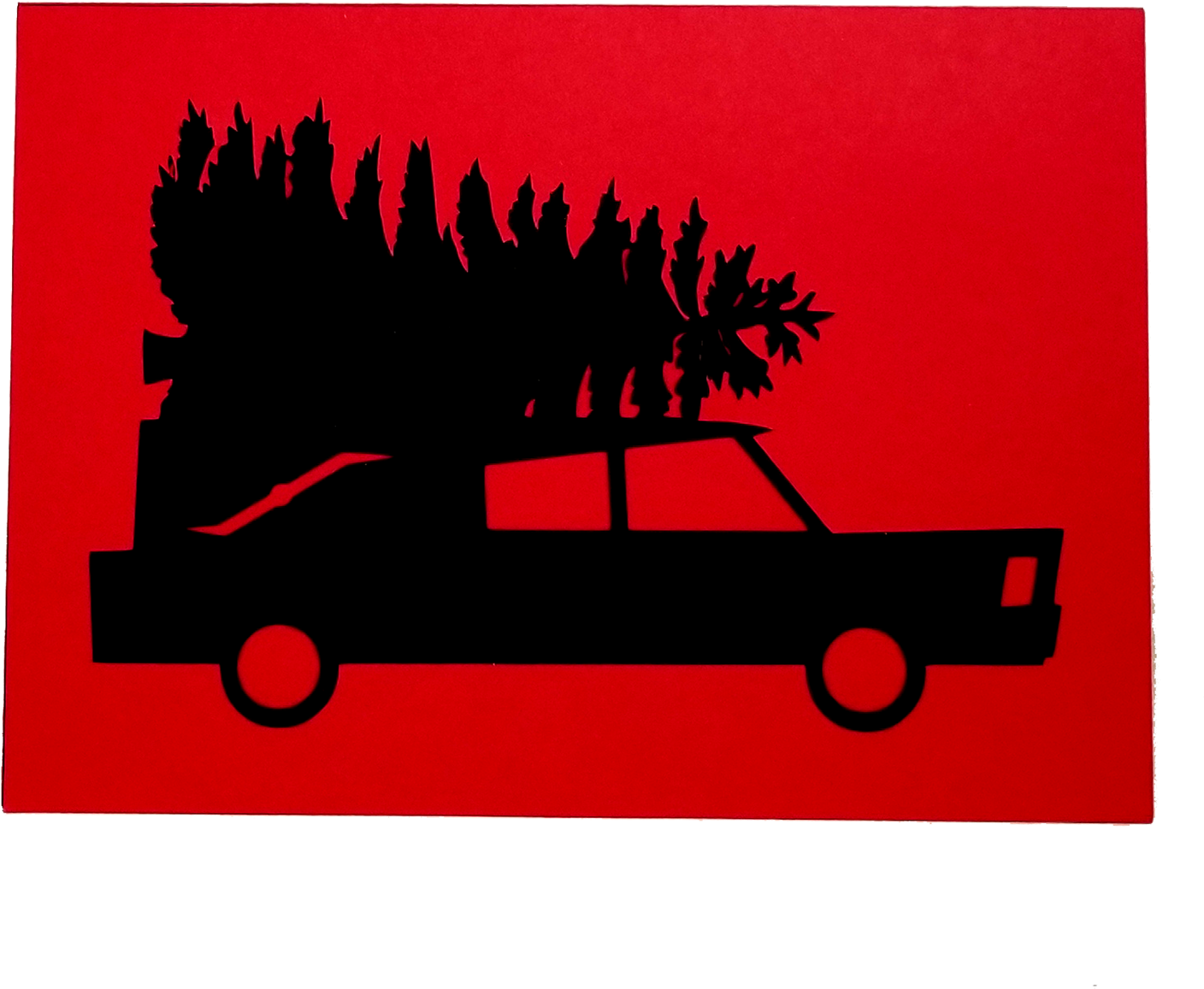 Hearse With Christmas Tree - Camp Winnipesaukee (1500x1500), Png Download