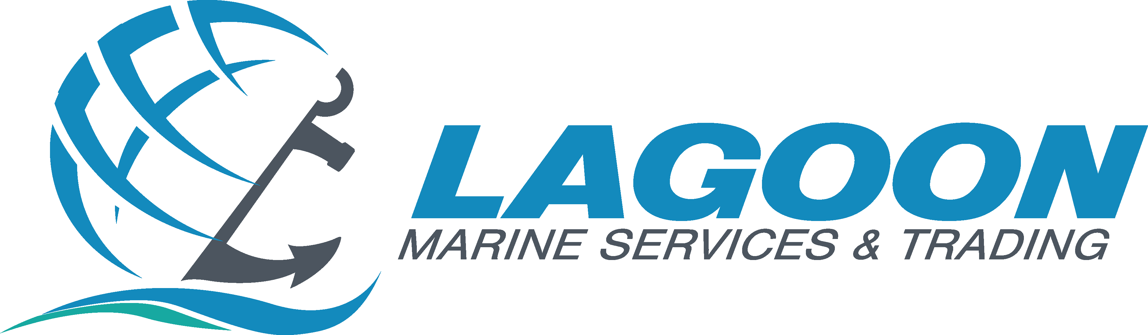 Lagoon Marine Services & Trading - Graphic Design (3765x1099), Png Download