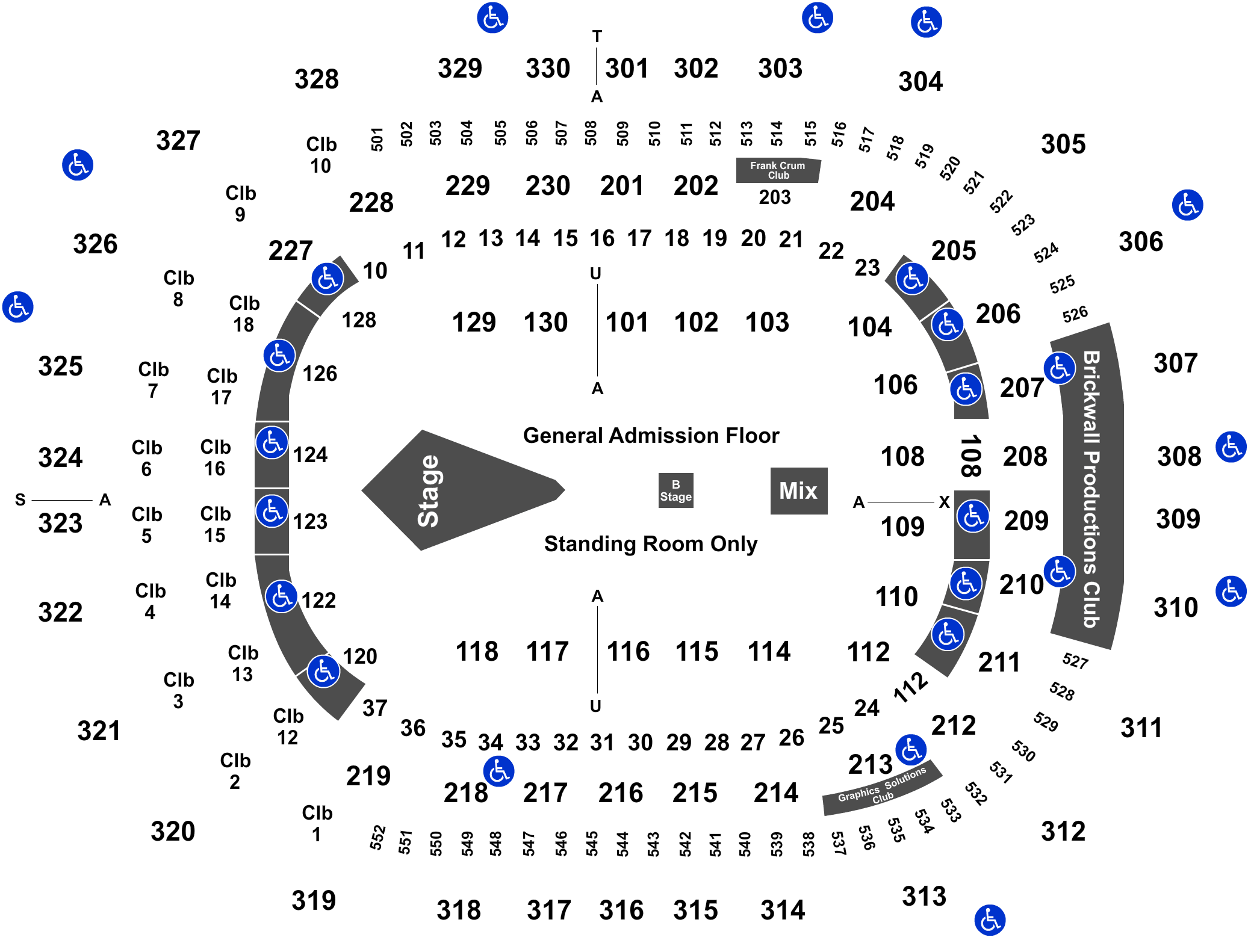 Legend - Amalie Arena Section 104 Row N (2100x1600), Png Download