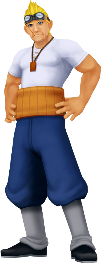 Cid - Kingdom Hearts Cid (556x941), Png Download