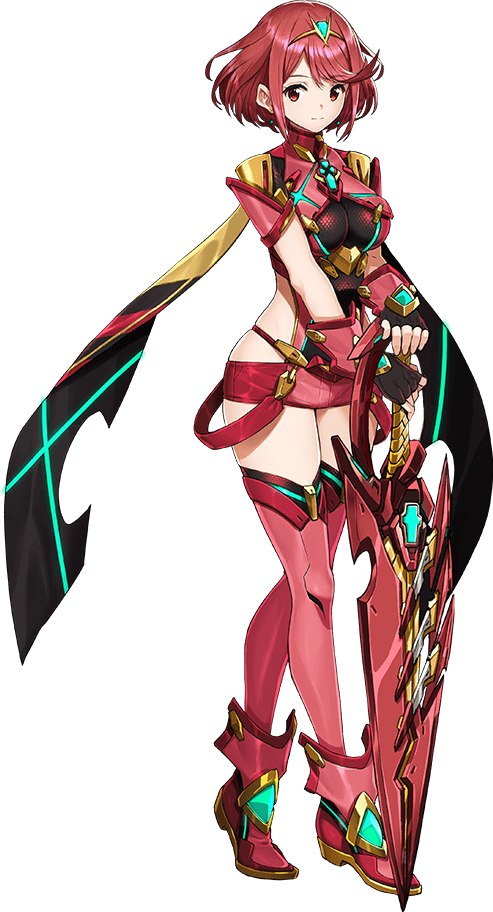 Battle For Nintendo Switch Blade Upgrades - Xenoblade Chronicles 2 Pyra (493x912), Png Download