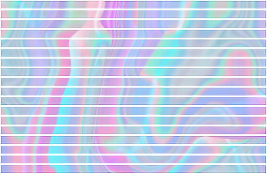Aesthetic Holographic Rainbow Pink Blue Purple Green - Pink Blue Violet Aesthetic (1024x668), Png Download