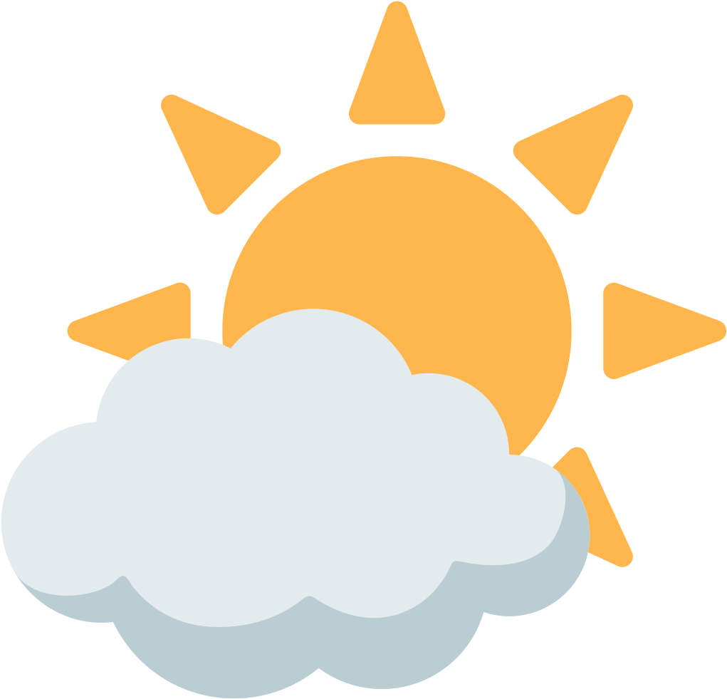 File - Emoji U1f324 - Svg - Comparative Adjectives Ppt (1024x1024), Png Download