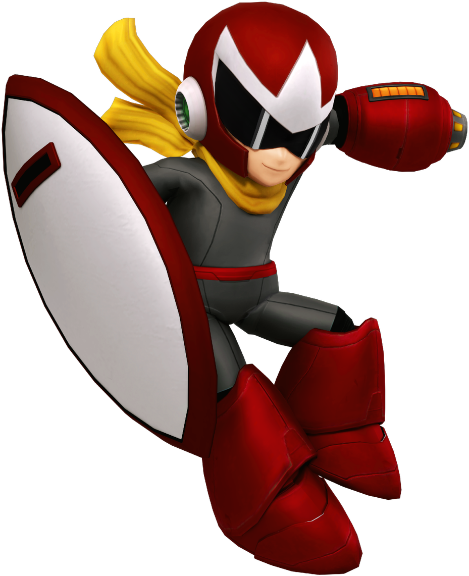 Starting The Year Off Right With A Proto Man Render - Protoman Shield (961x1200), Png Download