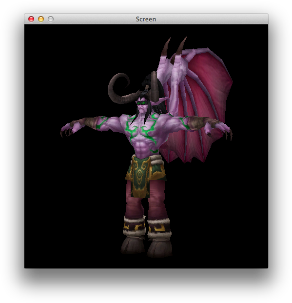 Jelly Cube Illidan Wireframe Illidan - Illustration (614x636), Png Download