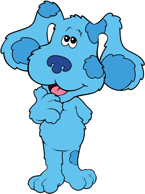 They Are Meant Strictly For Non-profit Use - Blue Clues Blue Clipart (500x665), Png Download