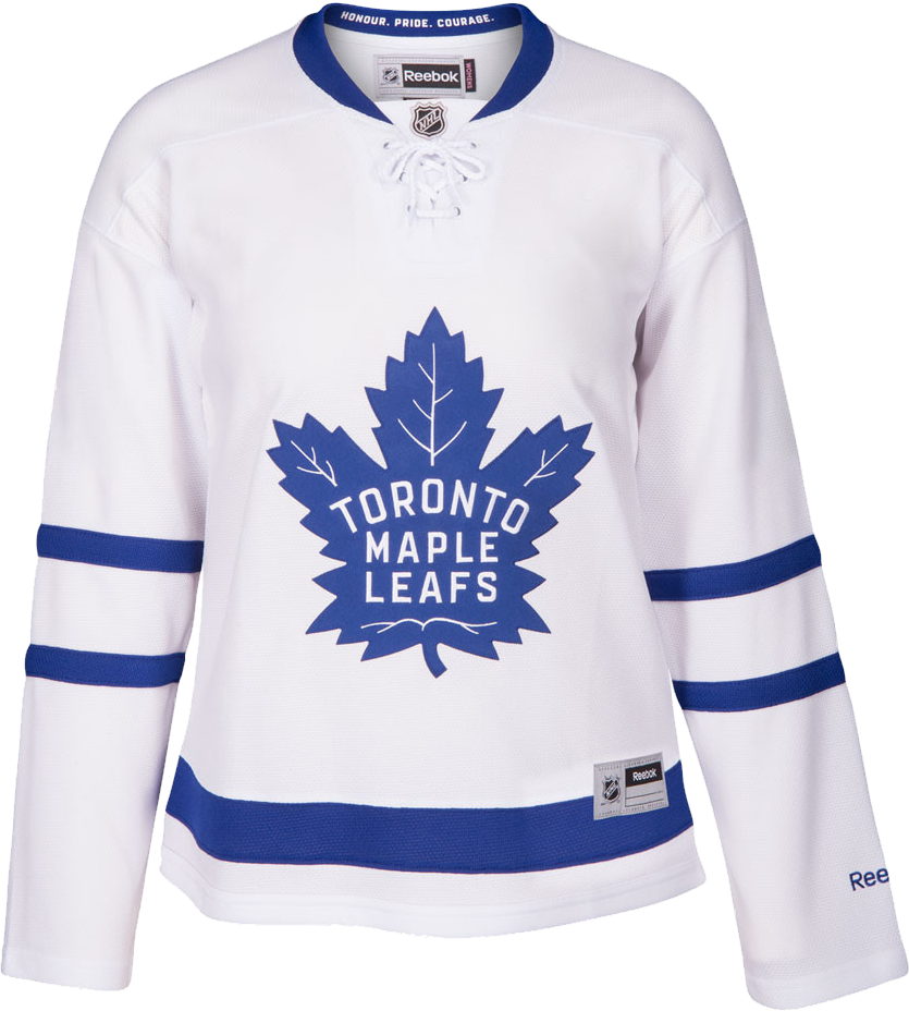 Toronto Maple Leafs Womens Jersey 2016-2017 Away More - Toronto Maple Leafs 100 Years (835x928), Png Download
