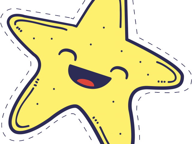 Starfish Clipart Little - Starfish Cartoon Png (640x480), Png Download