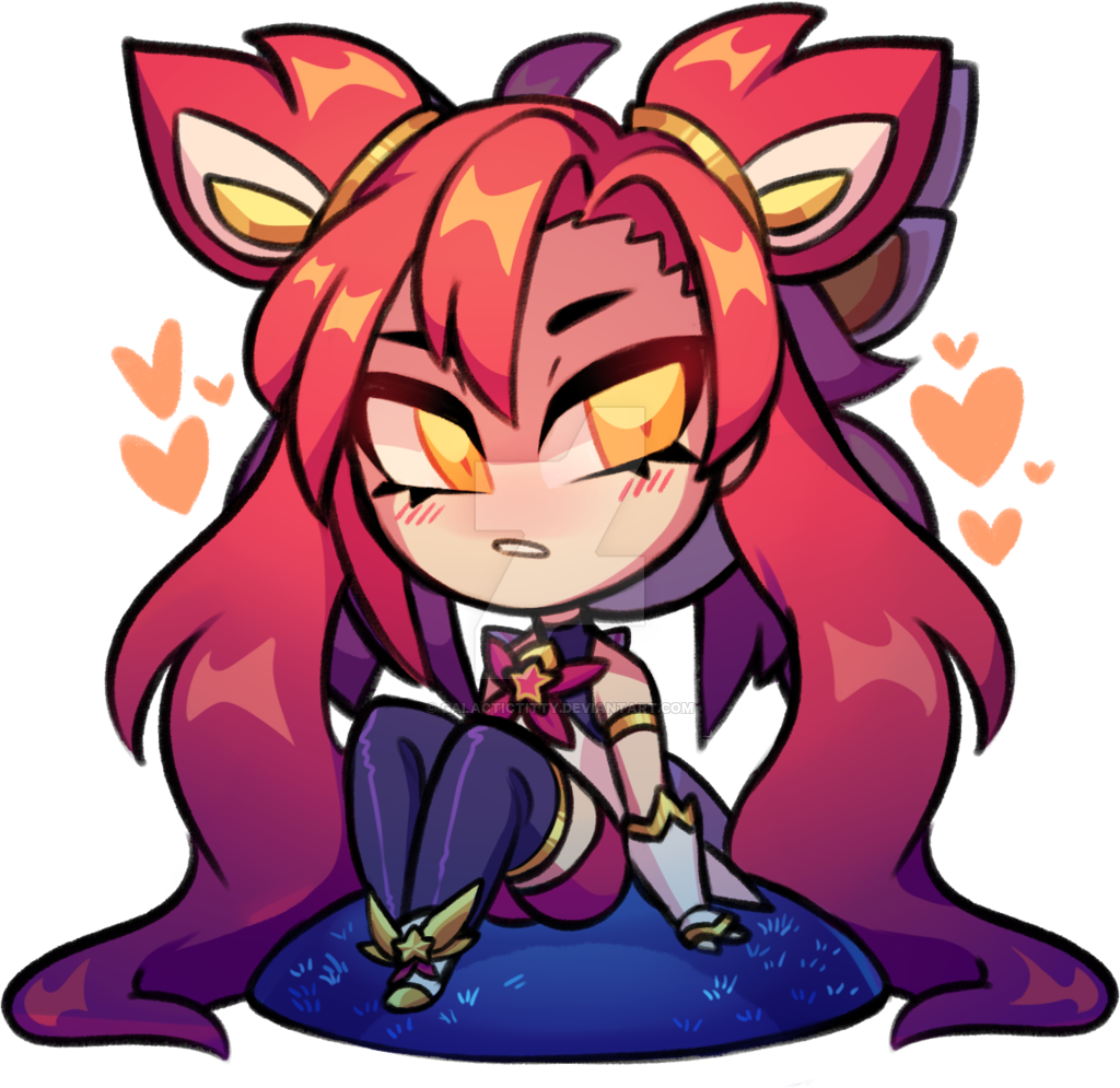 Jinx X Lux Charm - Cartoon (1024x995), Png Download