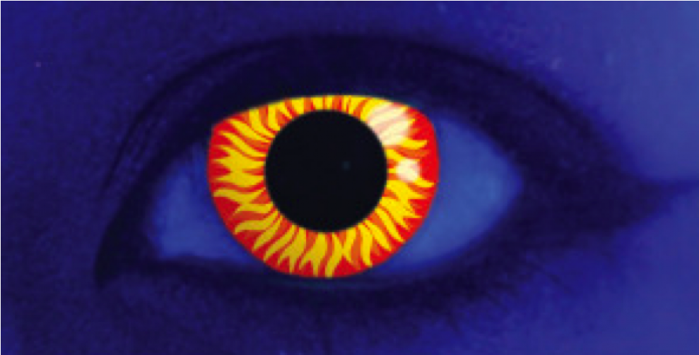 Wolf Eye Uv - Circle (988x988), Png Download