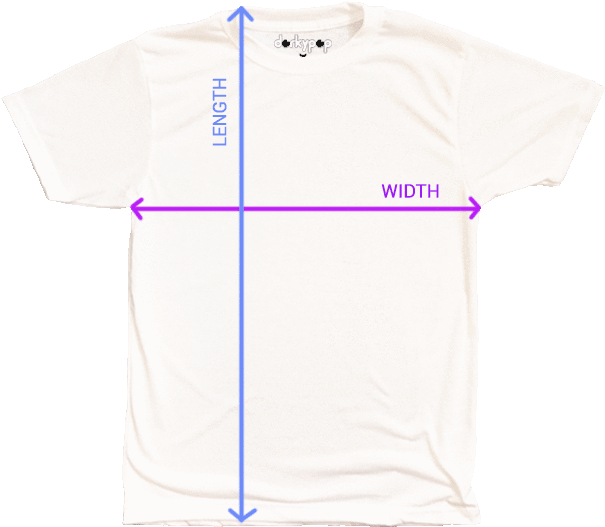 Dorkypop Shirt Measurement - Active Shirt (612x540), Png Download