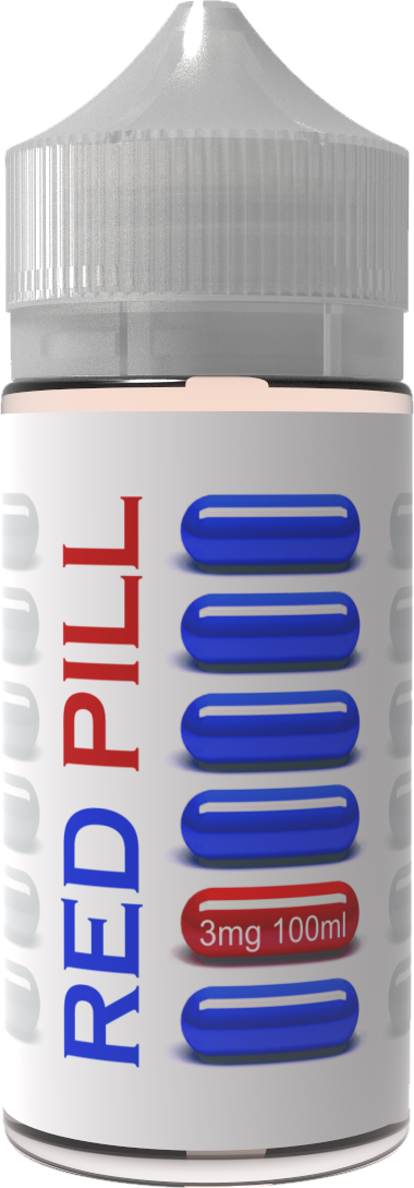 Red Pill No Background - Vapour Mountain Red Pill (380x1089), Png Download