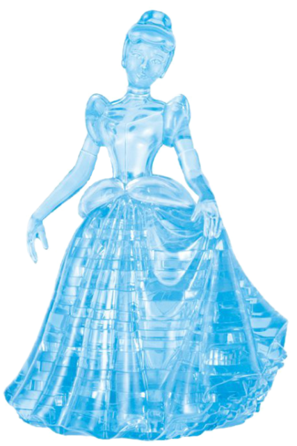 3d Crystal Puzzle Cinderella (640x640), Png Download