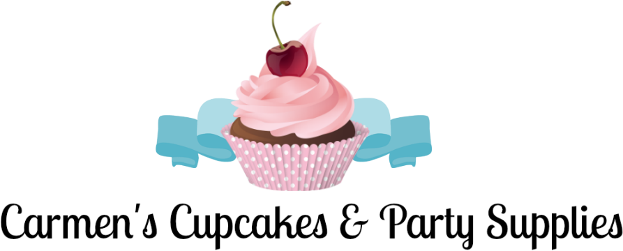 Carmen's Cupcakes & Party Supplies - Cupcake (1200x400), Png Download