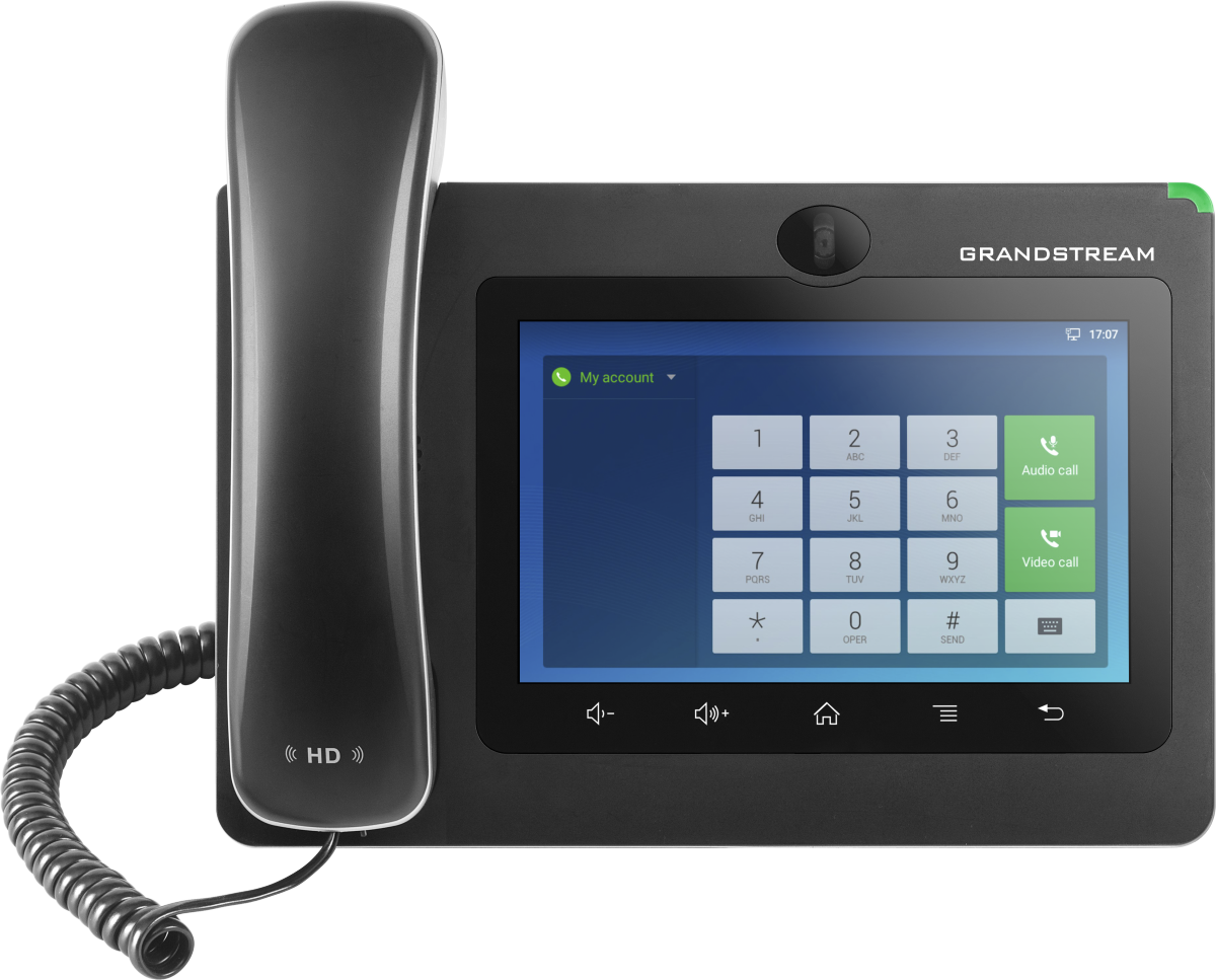 Grandstream Releases New Ip Video Phone For Android™ - Grandstream Ip Phone (1200x967), Png Download