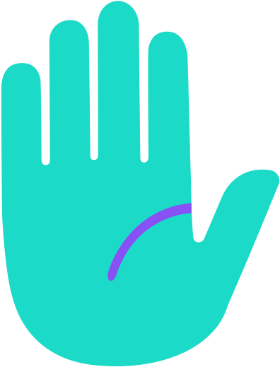 Raised Hand M F - Android (533x533), Png Download