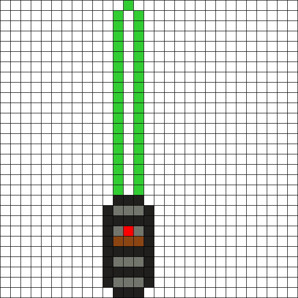 Star Wars Perler Bead Pattern - Easy Star Wars Pixel Art (610x610), Png Download