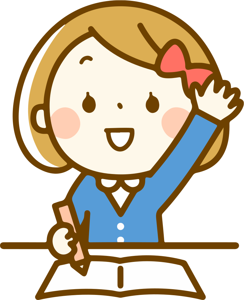 Raised Hand - Students Clipart (815x1000), Png Download