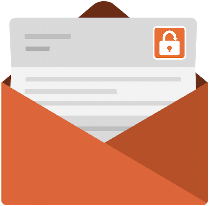 Sendsafely Makes It Easy For Users To Send And Receive - Secure Email Attachment (700x677), Png Download