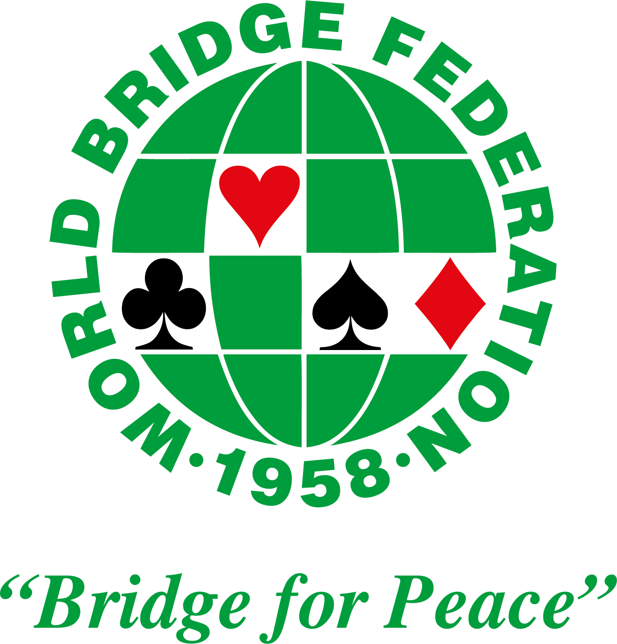 Logo Wbf 2016 3 Cont Bridge For Peace - World Bridge Federation (1256x1310), Png Download