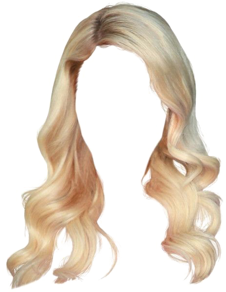 Blonde Png Clipart Blonde Hair Wig Png Full Size Png Download Seekpng