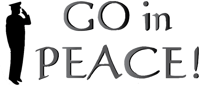 Go In Peace Logo - Go In Peace Png (725x358), Png Download