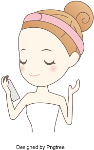 Cartoon Hand Painted Woman Spa Beauty Design, Cartoon, - Illustration (360x360), Png Download