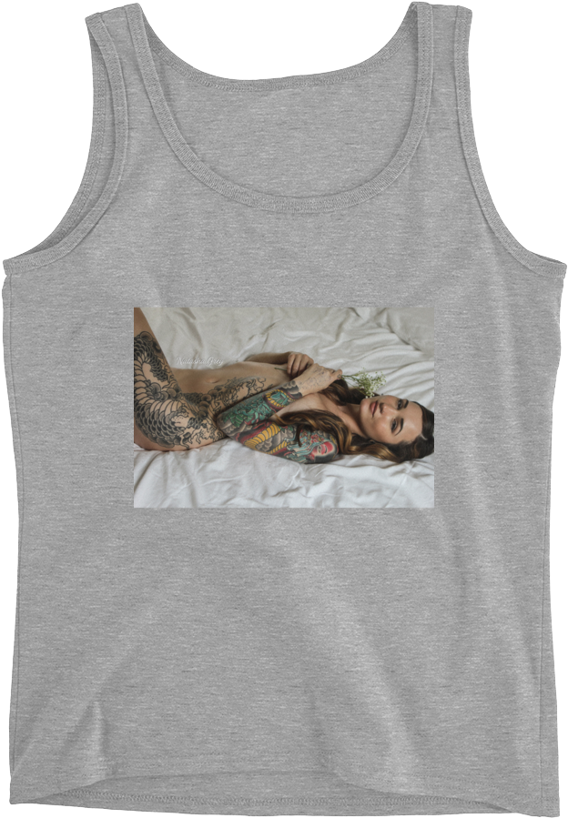 Women's "baby's Breath” Tank By Natasha Grey - Triathlon (1000x1000), Png Download