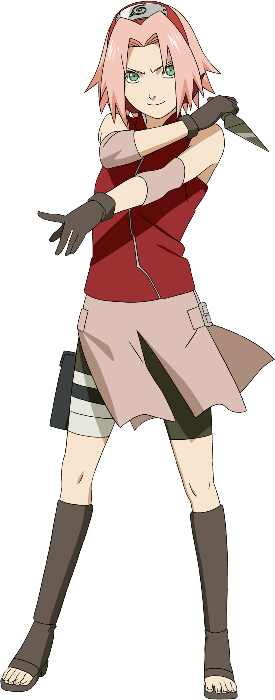 Naruto Shippuden Transparent Background - Haruno Sakura (1024x2433), Png Download