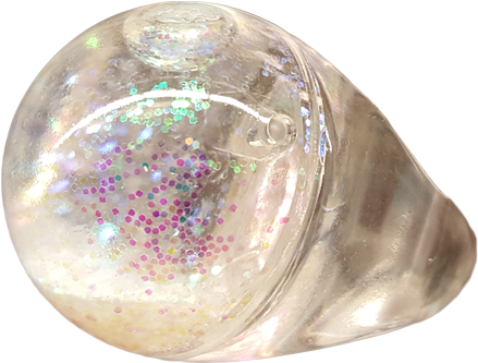 Ring- Snow Globe - Opal (600x600), Png Download
