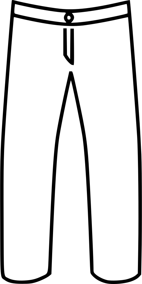 Jeans Comments - Jeans Icon Png (490x980), Png Download