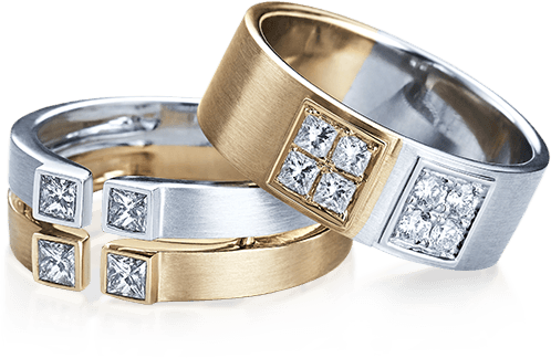 Aveer Men Tout Rings - Tanishq Diamond Ring For Men (498x324), Png Download