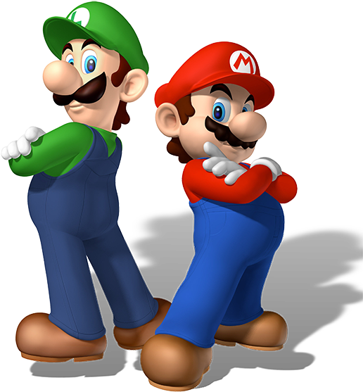 Picture Free Download Mcd New Classic Never Lose A - Mario And Luigi Transparent (600x567), Png Download