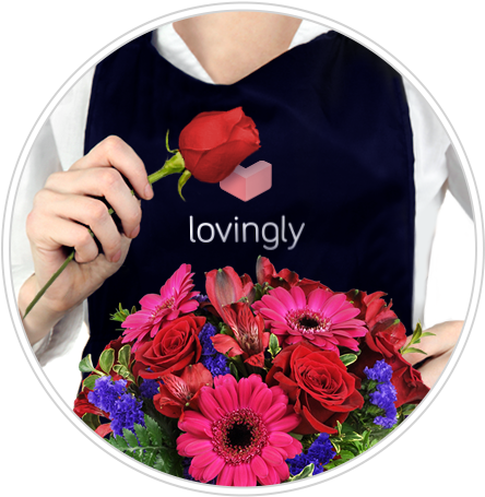 Gift Flowers (445x500), Png Download