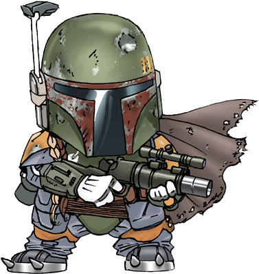 Star Wars Cartoon Wallpapers Group - Cartoon Star Wars Png (500x500), Png Download