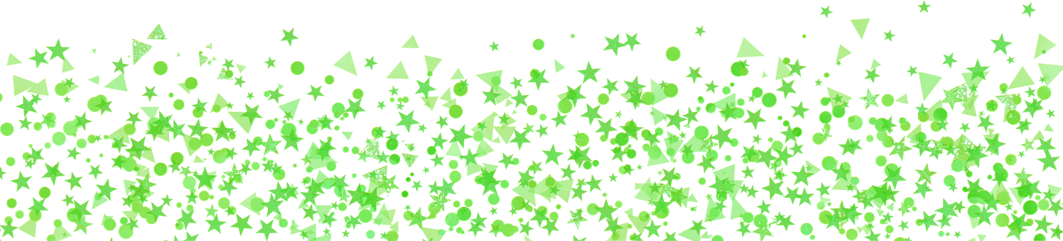 Confetti, Birthday Party, Green - Green Confetti Png (1496x340), Png
