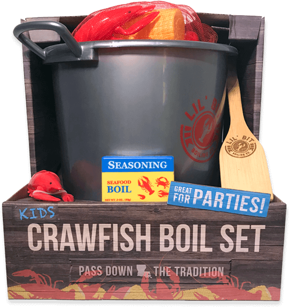 Lil Bit Boil Set - Kids Crawfish Pot (800x800), Png Download