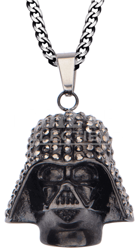 Gemstone Darth Vader Helmet Necklace (850x850), Png Download