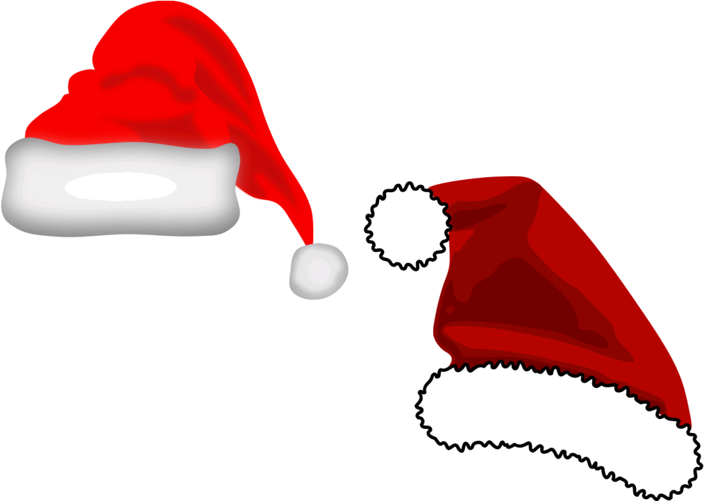 Santa Hat Clipart (1024x768), Png Download