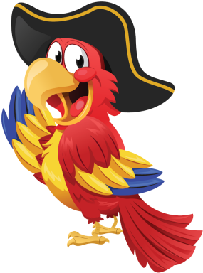 Download Free Png Image And Parrot Images - Pirate Parrot Png (400x400), Png Download
