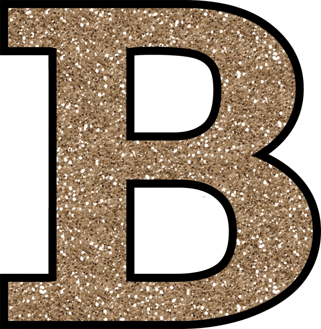 Billboard Vector Broadway - Glitter B Png (640x655), Png Download