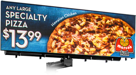 Led-backlit Lcd Display (500x271), Png Download