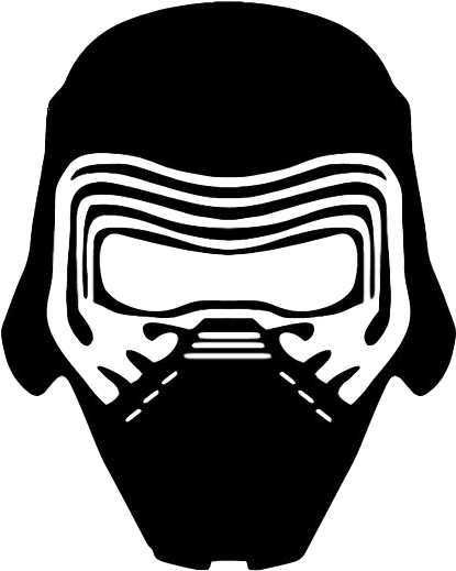Kylo Ren Mask Printable (504x577), Png Download