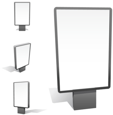 , Free Vector - Billboard Mockup Png (392x400), Png Download