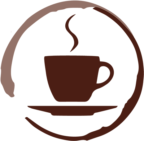 Jpg Royalty Free Stock Logo The Steamingcuplogo - Coffee Cup Logo Png (477x476), Png Download