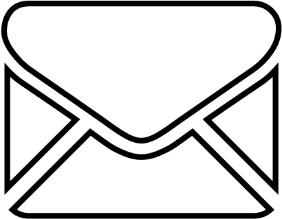 Iconos E Mail - Icono Correo Blanco Png (416x327), Png Download
