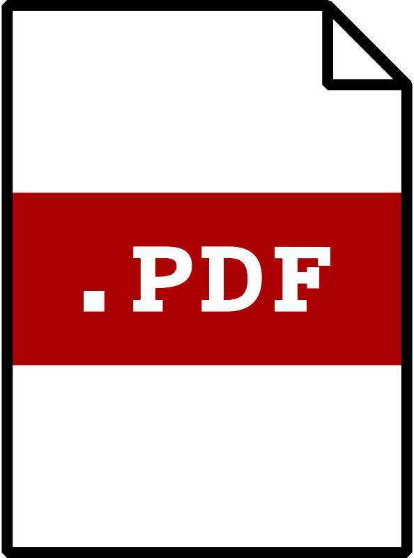 Icono De Pdf - Pdf Clipart (594x800), Png Download